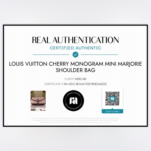 Louis Vuitton Cherry Monogram Mini Marjorie Shoulder Bag - Picture 17 of 17
